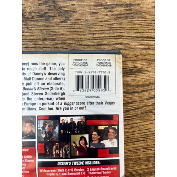 Oceans Eleven & Oceans Twelve Collection DVD 2000 Thriller Movie Pre-Owned - Picture 3 of 4